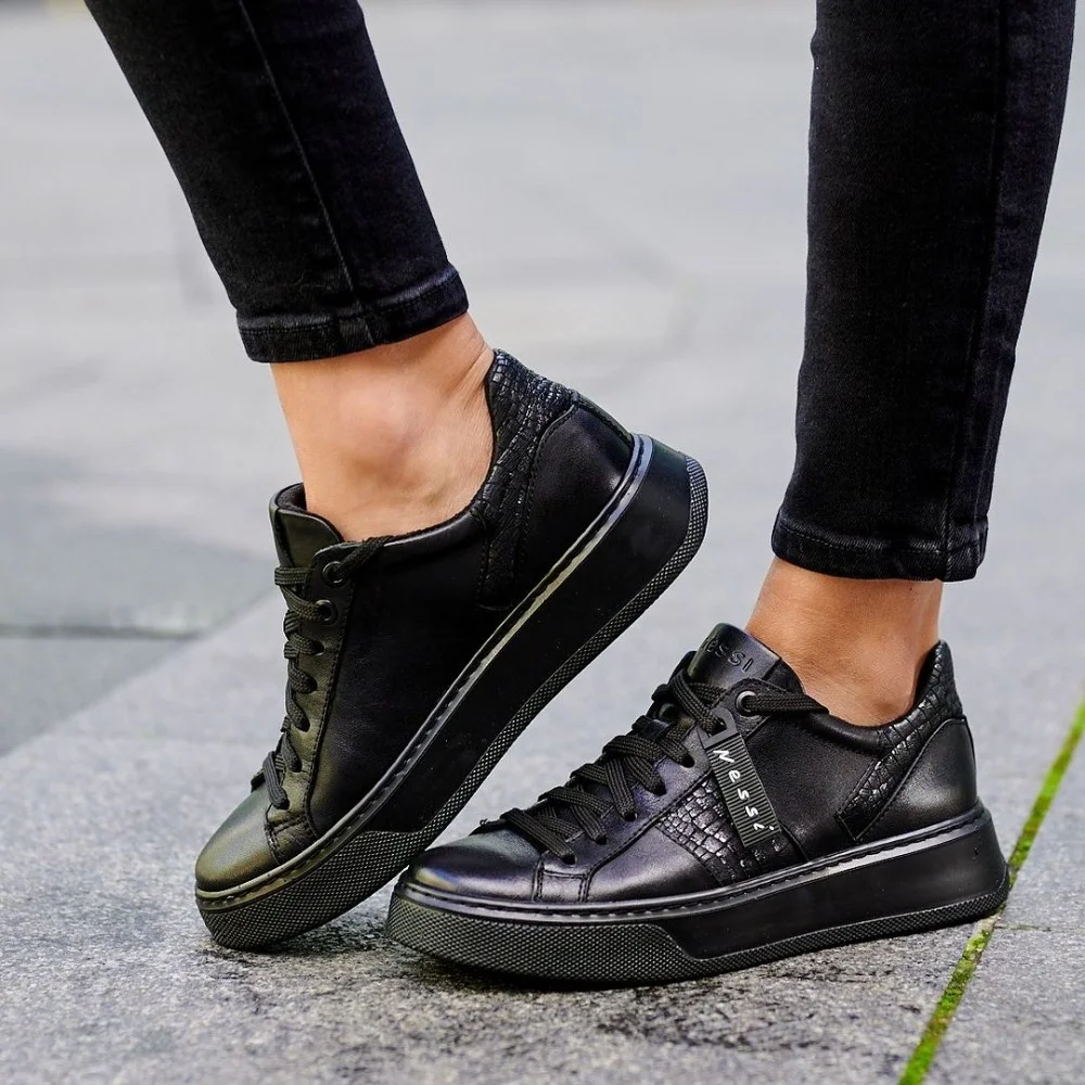 Nessi women's leather sneakers (Poland) model 5418