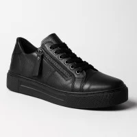 Жіночі чорні шкіряні кеди Lasocki WI16-ZED-03 Black 5422 із натуральної шкіри