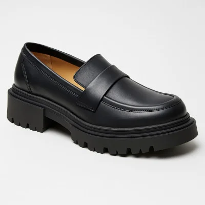 Women's black leather loafers Lasocki EST-DONNA-15 Black 5423 made of genuine leather from a Polish brand Women's black leather loafers Lasocki EST-DONNA-15 Black 5423 made of genuine leather from a Polish brand