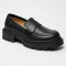 Women's black leather loafers Lasocki EST-DONNA-15 Black 5423 made of genuine leather from a Polish brand