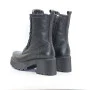 Women’s Black Leather Winter Boots Simen 6596a faeda czarna 5430