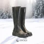 Жіночі шкіряні чоботи зима Simen (Польща) модель 5431