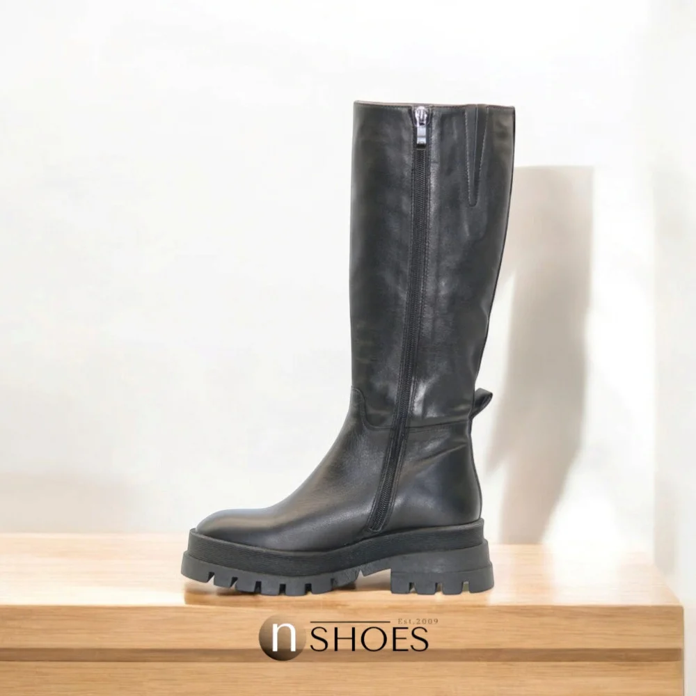 Женские кожаные сапоги Kaniowski (Польша) модель 5432