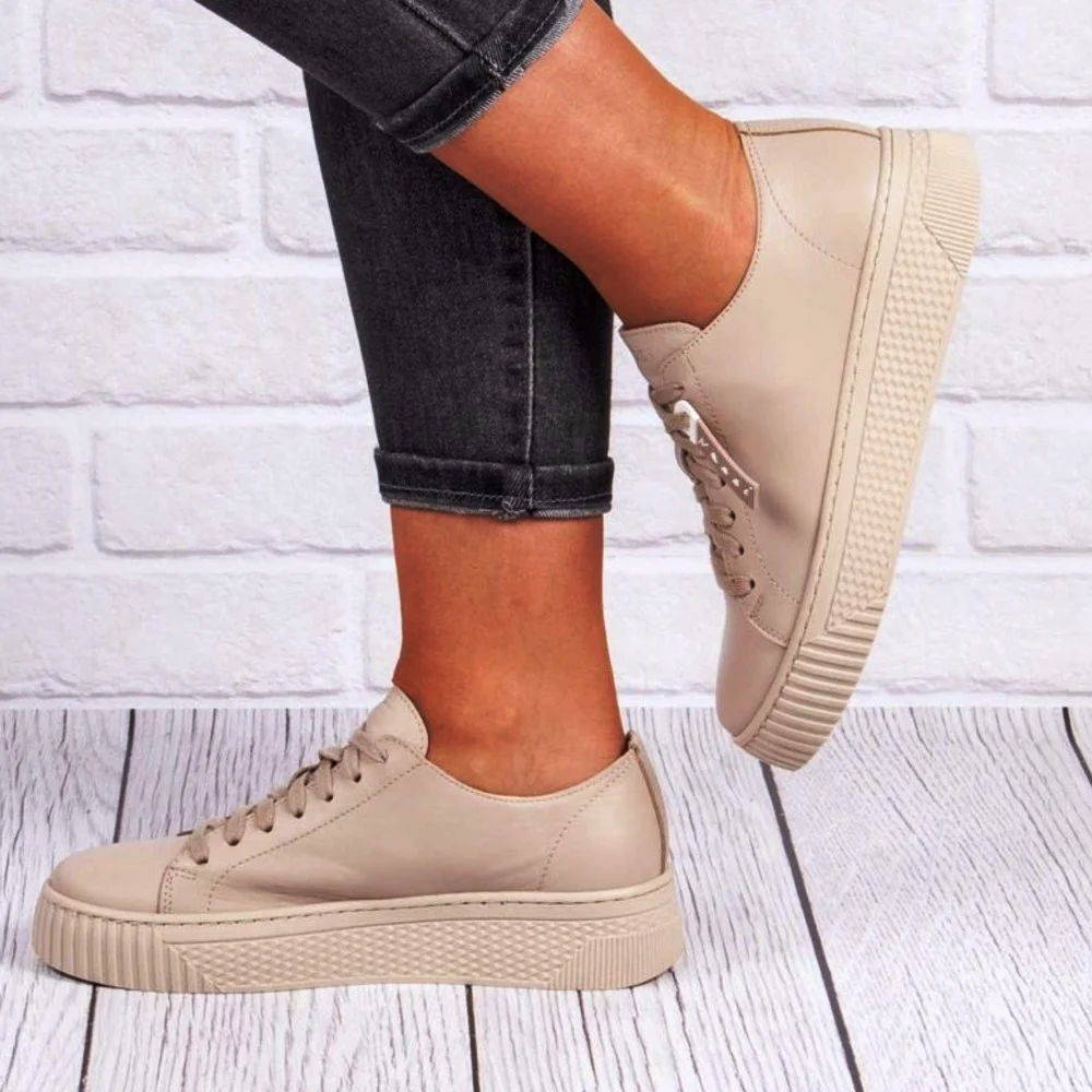 Жіночі шкіряні кеди Nessi (Польща) модель 5433