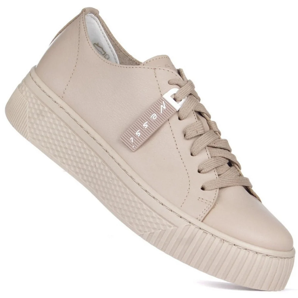 Жіночі шкіряні кеди Nessi (Польща) модель 5433