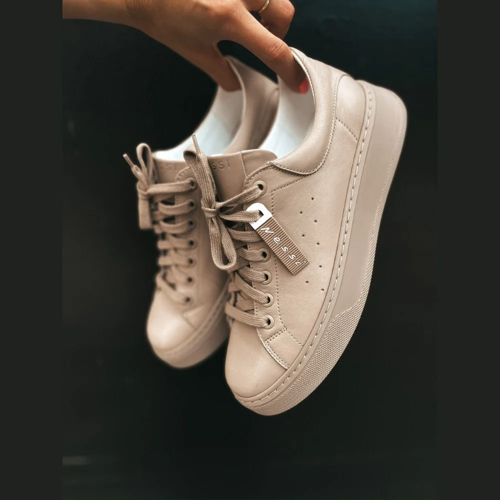 Жіночі шкіряні кеди Nessi (Польща) модель 5433