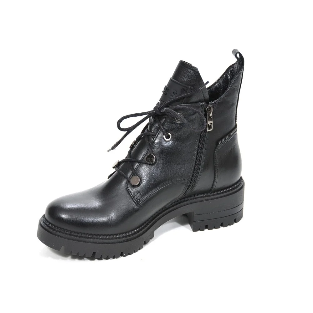 Жіночі чорні зимові черевики Nessi 20748 czarny модель 5434