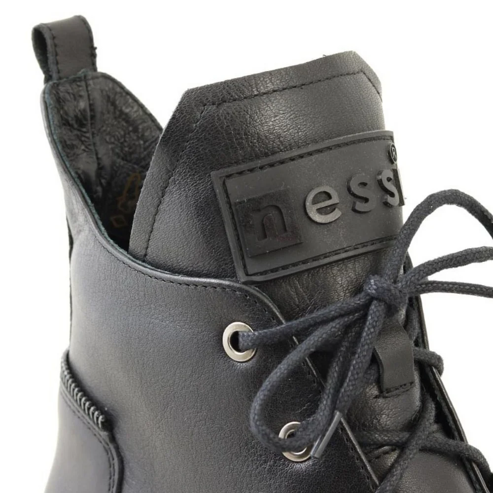 Жіночі чорні зимові черевики Nessi 20748 czarny модель 5434