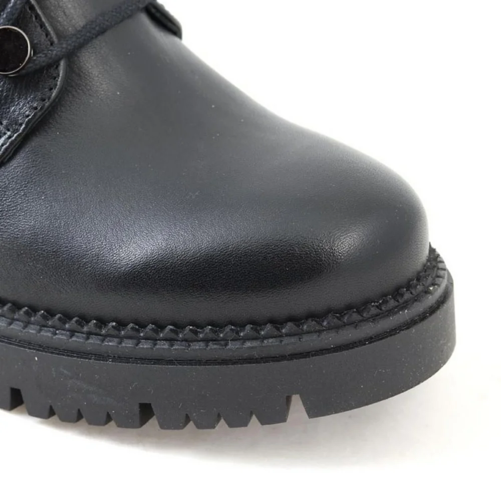 Жіночі чорні зимові черевики Nessi 20748 czarny модель 5434