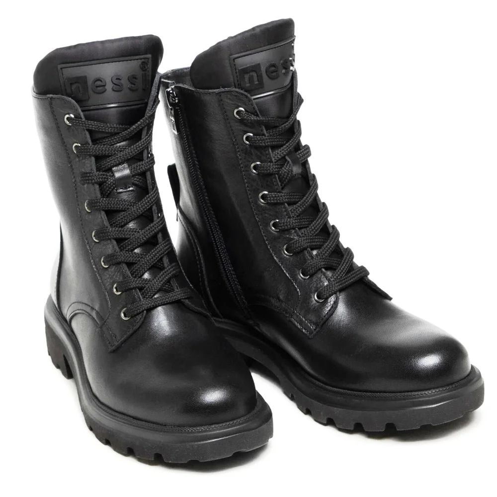 Жіночі шкіряні черевики Nessi (Польща) модель 5435