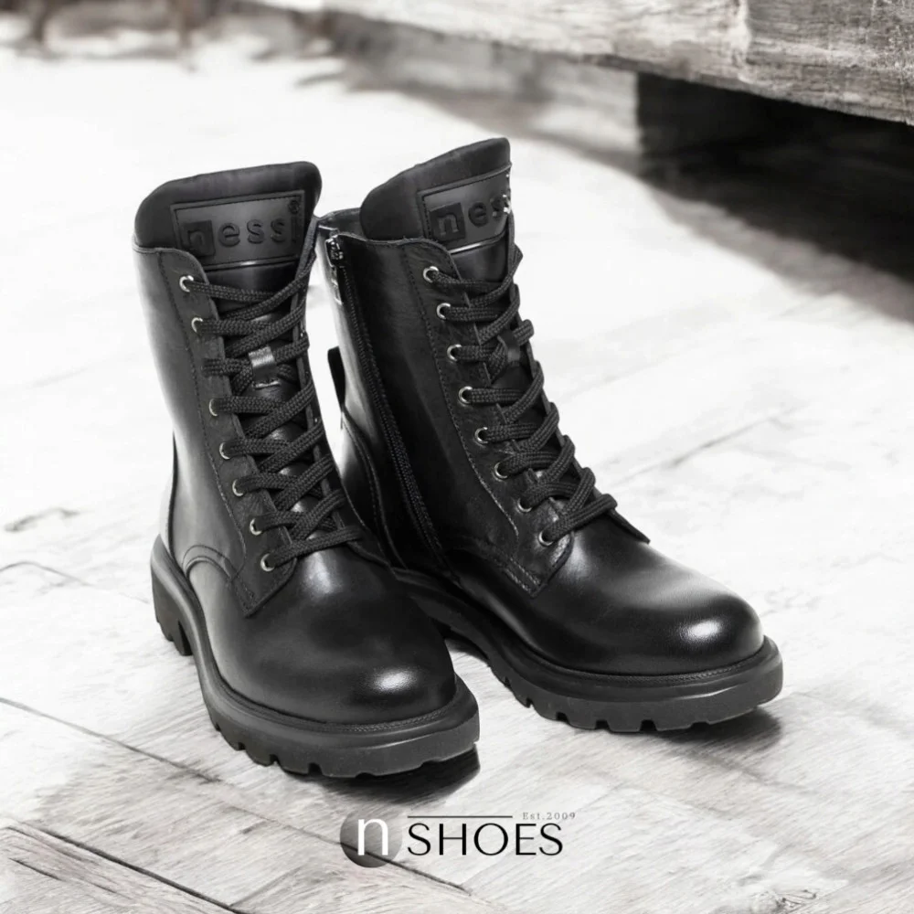 Жіночі шкіряні черевики Nessi (Польща) модель 5435