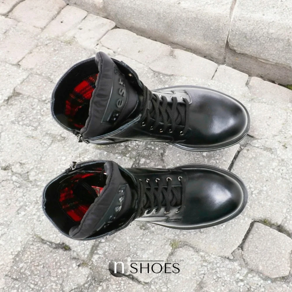 Жіночі шкіряні черевики Nessi (Польща) модель 5435