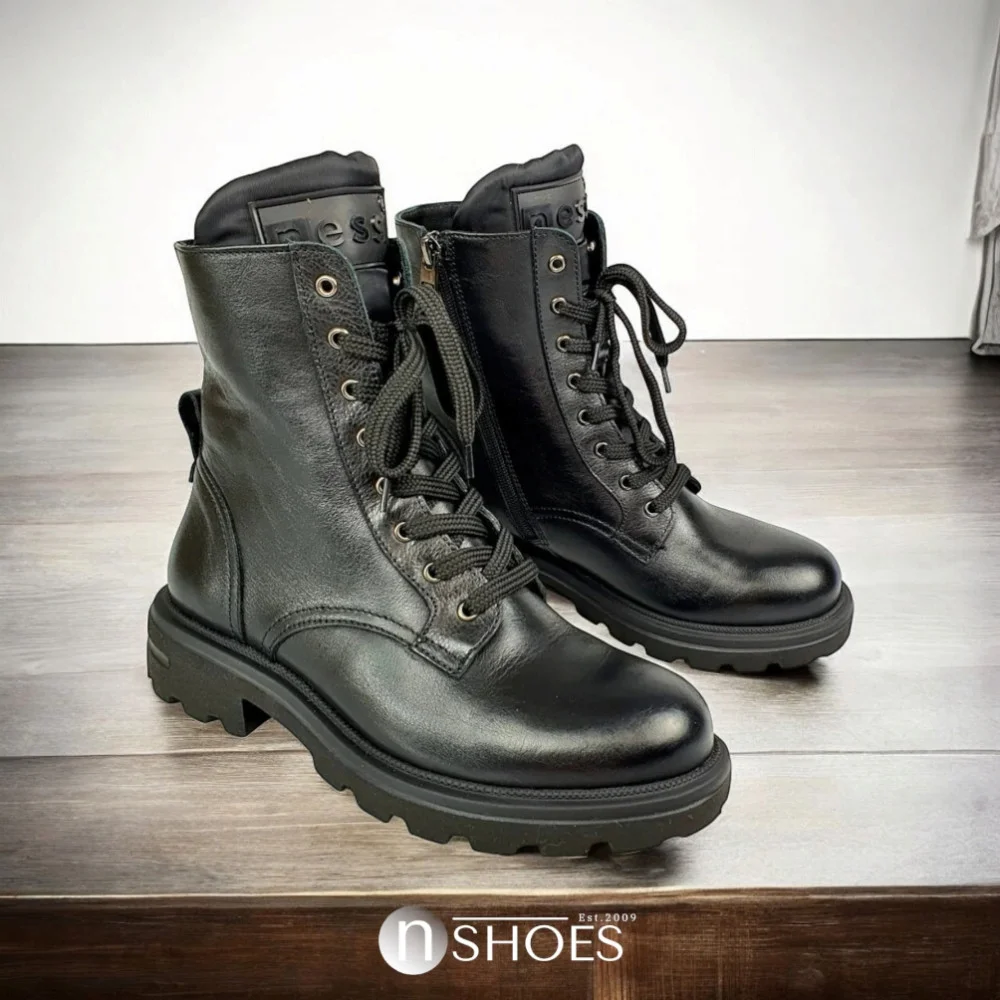 Жіночі шкіряні черевики Nessi (Польща) модель 5435