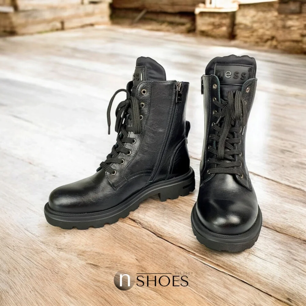 Жіночі шкіряні черевики Nessi (Польща) модель 5435