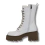 Women’s White Winter Boots Nessi 23535 bialy in Genuine Leather