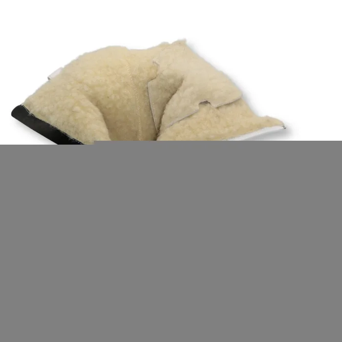 Женские белые зимние ботинки Nessi 23535 bialy из натуральной кожи модель 5436