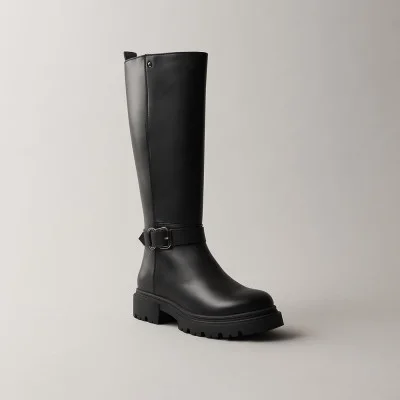 Women's black leather demi season Lasocki EST-DONNA-32 Black 5438 discount leather boots from the Polish brand Women's black leather demi season Lasocki EST-DONNA-32 Black 5438 discount leather boots from the Polish brand