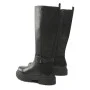 Жіночі чорні шкіряні демісезонні чоботи Lasocki (Польща) модель 5438