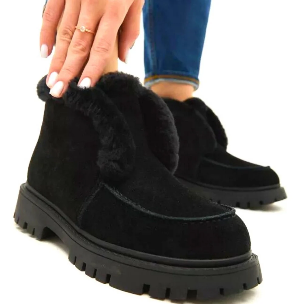 Women’s Black Winter Ugg Boots Lonza 173874 20273-1 5443