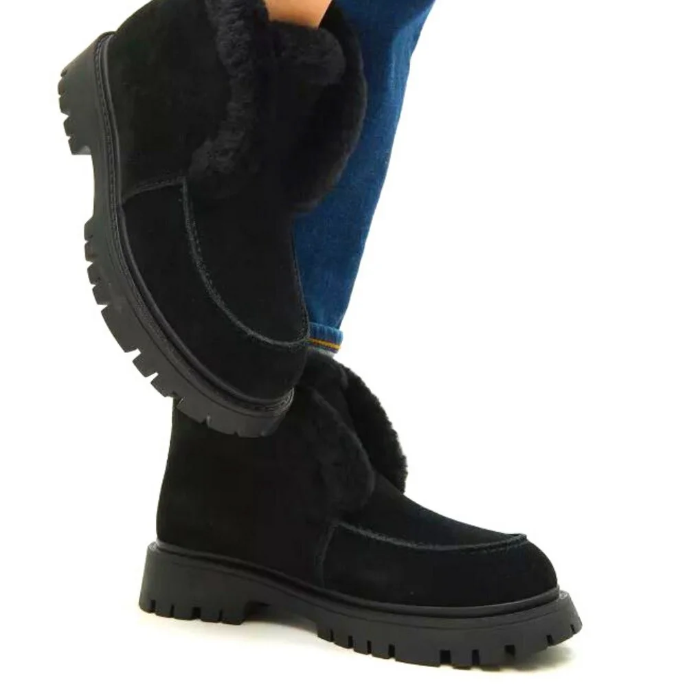 Women’s Black Winter Ugg Boots Lonza 173874 20273-1 5443