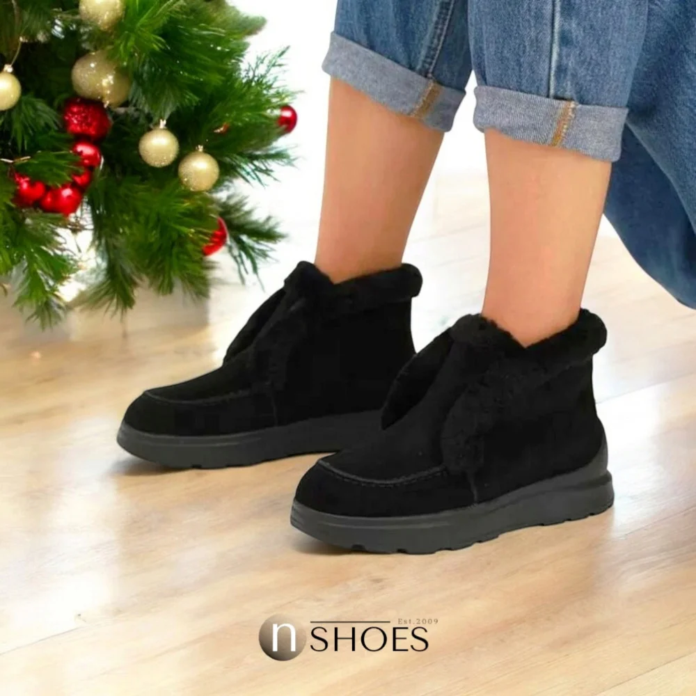 Women’s Black Winter Ugg Boots Lonza 173874 20273-1 5443