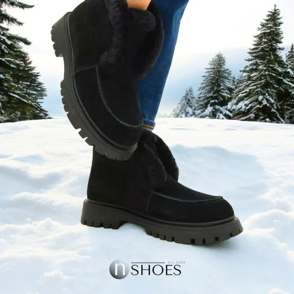 Women’s Black Winter Ugg Boots Lonza 173874 20273-1 5443