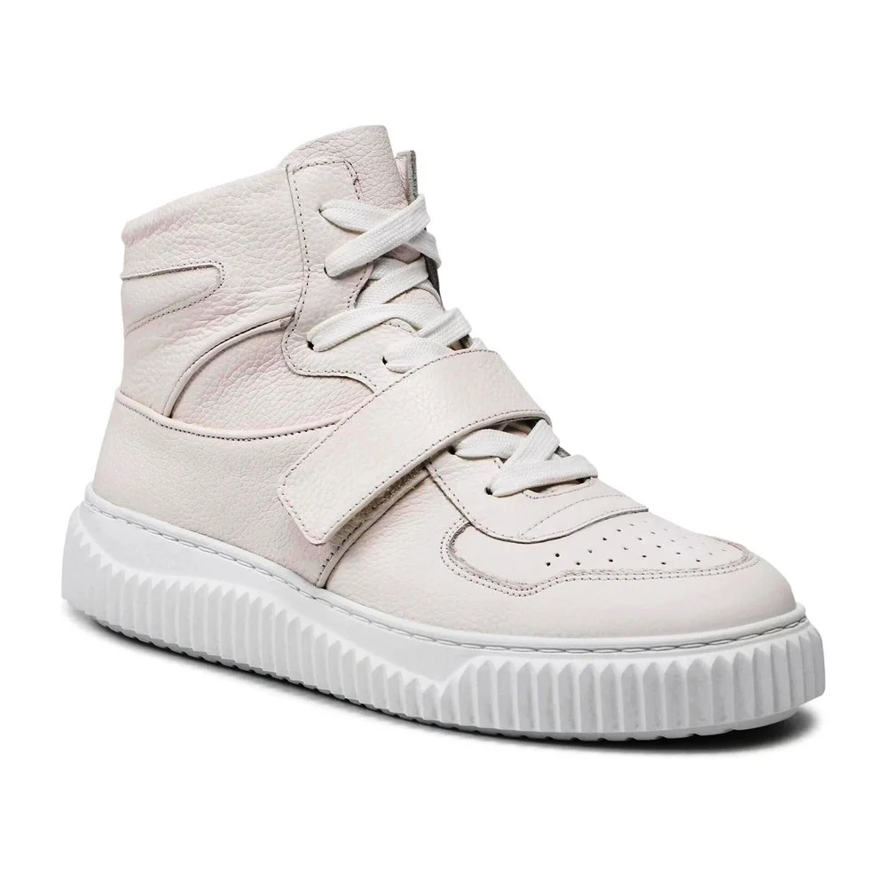 Жіночі шкіряні високі кросівки Badura WI23-ANIMA-01 White 5461