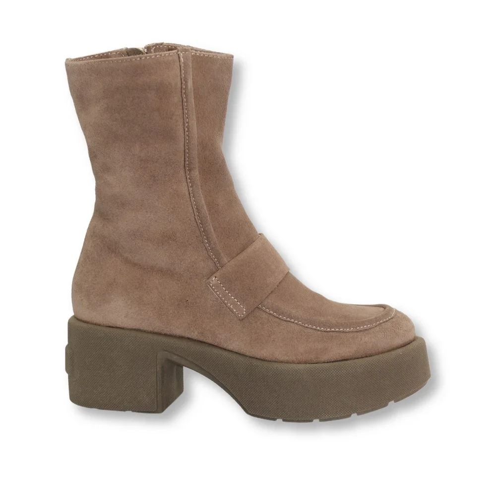 Women’s Beige Winter Boots Simen 6415a w.ebano 5465