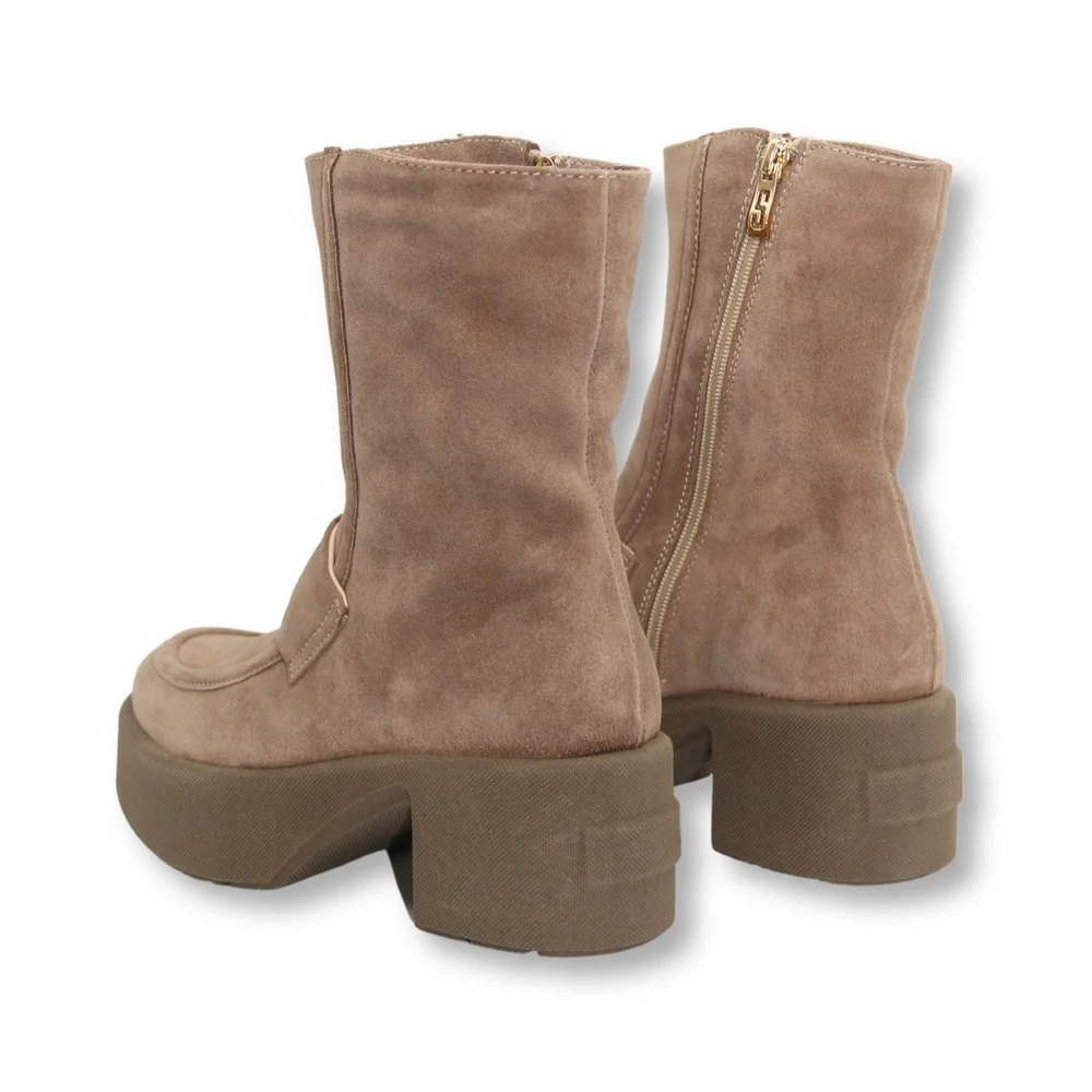 Women’s Beige Winter Boots Simen 6415a w.ebano 5465