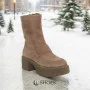 Women’s Beige Winter Boots Simen 6415a w.ebano 5465