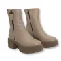 Жіночі модні бежеві зимові черевики Simen 6449a ns bez 5466