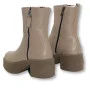 Жіночі модні бежеві зимові черевики Simen 6449a ns bez 5466
