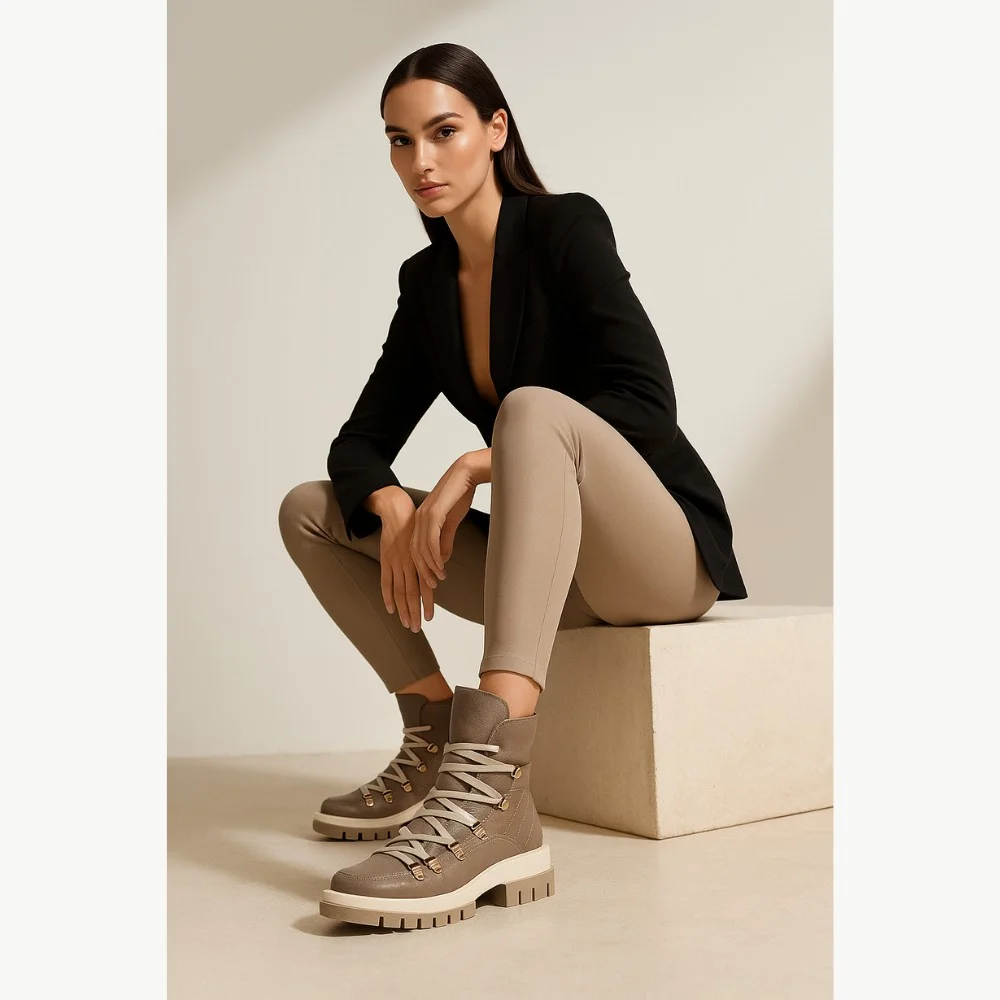 Жіночі зимові шкіряні черевики Steizer z714 651 5472