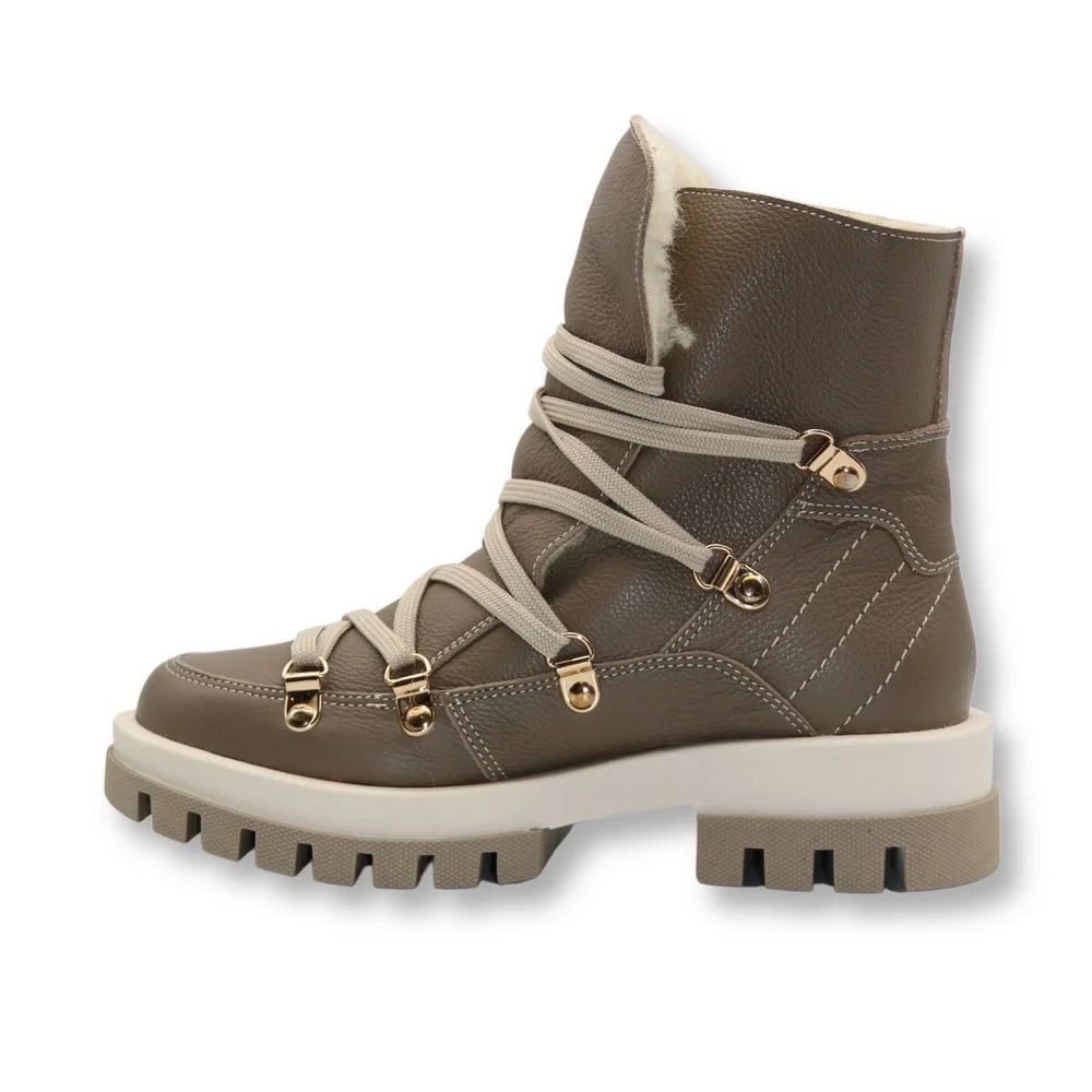 Жіночі зимові шкіряні черевики Steizer z714 651 5472
