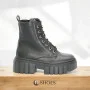 Women’s Black Winter Boots Best But 1279 czarny rau ban in Genuine Leather