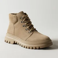 Жіночі черевики Best But 1342 Taupe W Furso 5484 з натуральної шкіри та утепленням єврозима від польської фабрики