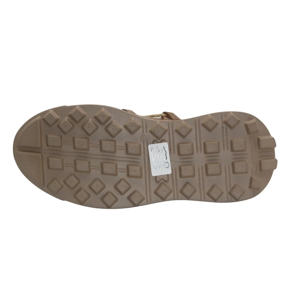 Женские бежевые зимние угги Best But 1293 Capucino Taupe Velw