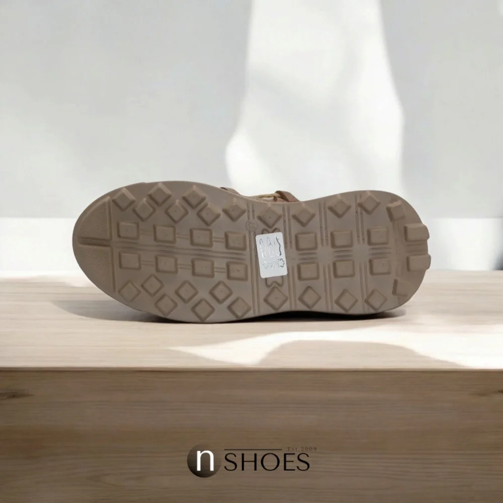 Женские бежевые зимние угги Best But 1293 Capucino Taupe Velw