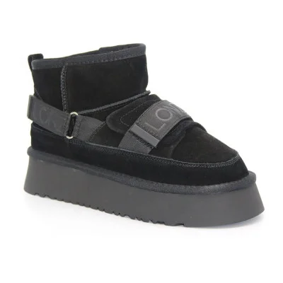 Жіночі чорні зимові уггі Lonza 180872 190631 oab-zm1223-5 black UGG W Classic Ultra Mini Hybrid 5488