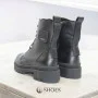 Женские демисезонные ботинки Pollonus 5-1447-010 czarny verona