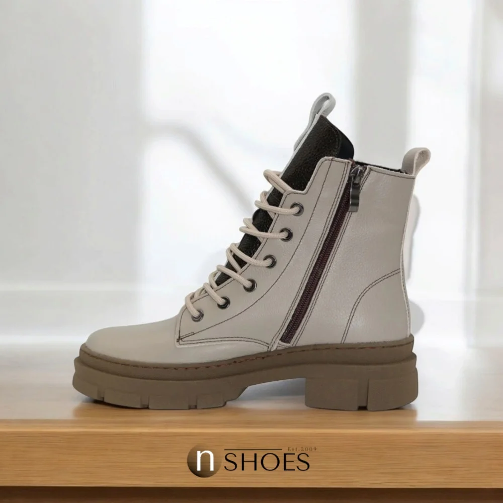 Купити жіночі бежеві демісезонні черевики Steizer 649-831-552 5502