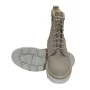 Women’s Beige Winter Boots Helios 549 ecru 10 in Genuine Leather
