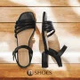 Women's leather sandals Badura (Poland) model 5513