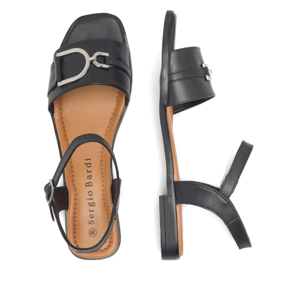 Черные босоножки на платформе Sergio Bardi WI16-B1033-03SB 5515