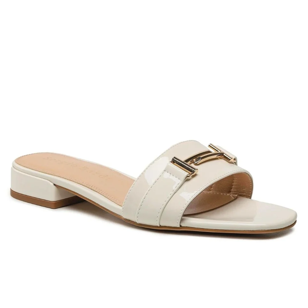 Шлепанцы Sergio Bardi с пряжкой