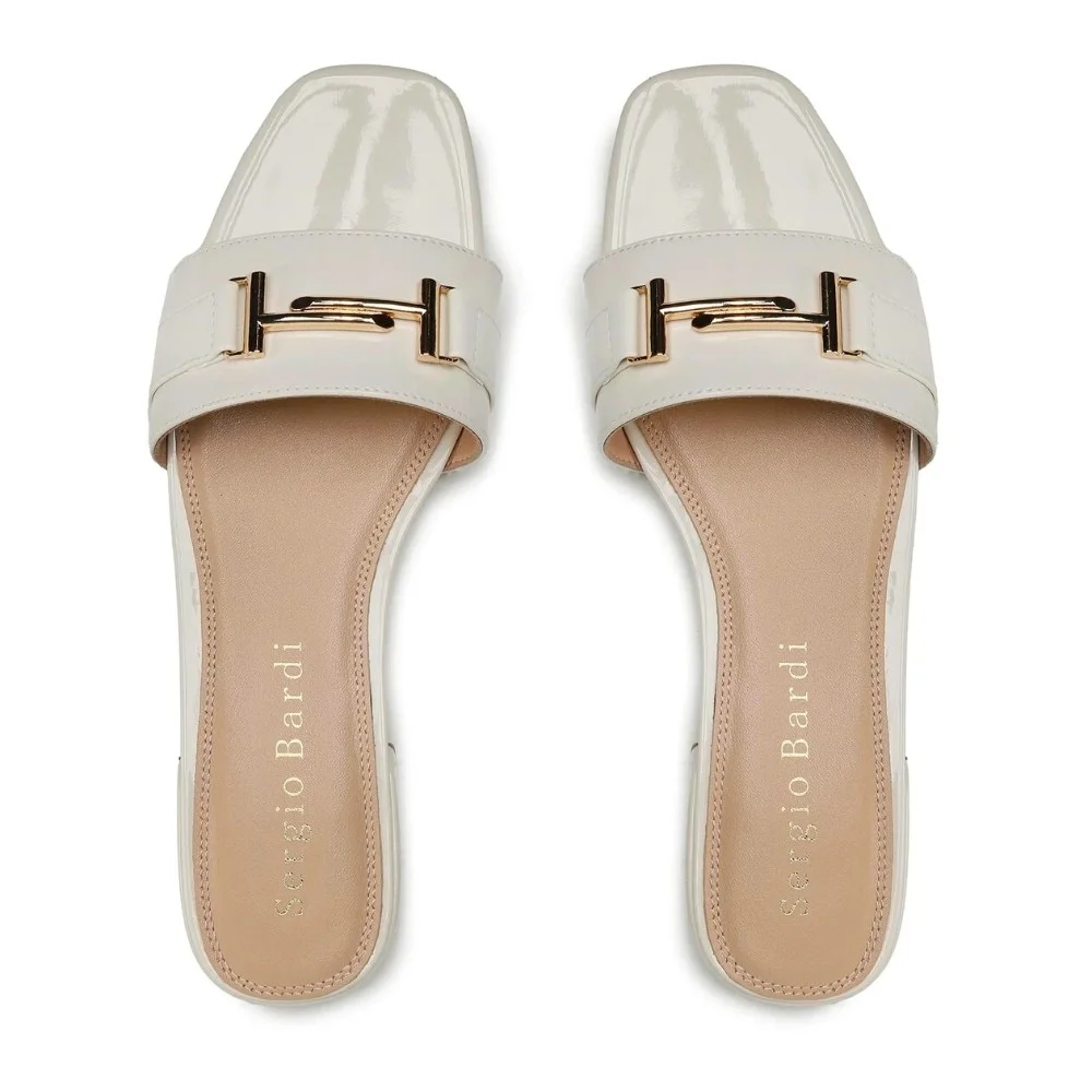 Белые мюли Sergio Bardi WYL3486-1Z-SB White 5529