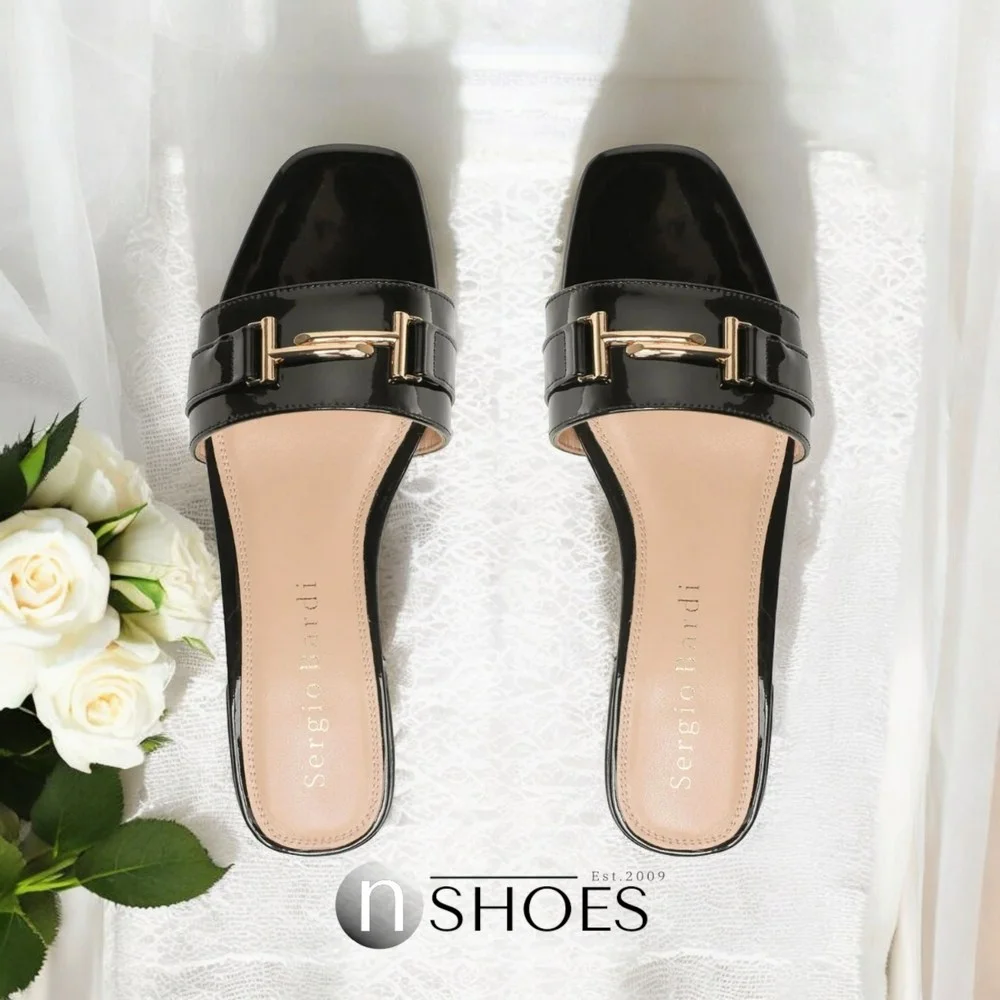 Women's leather slippers Sergio Bardi (Poland) model 5530