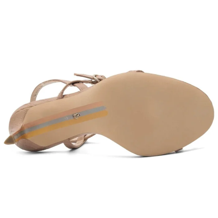 Women's leather sandals SAM EDELMAN (USA) model 5536