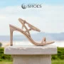 Women's leather sandals SAM EDELMAN (USA) model 5536