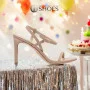 Women's leather sandals SAM EDELMAN (USA) model 5536